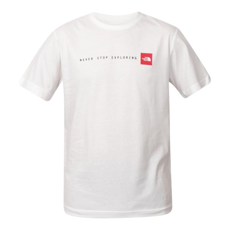 The North Face M S/S NEVER STOP EXPLORING TEE Λευκό