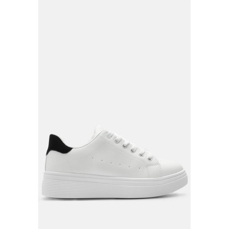 Sneakers Δίσολα - Άσπρο+Μαύρο