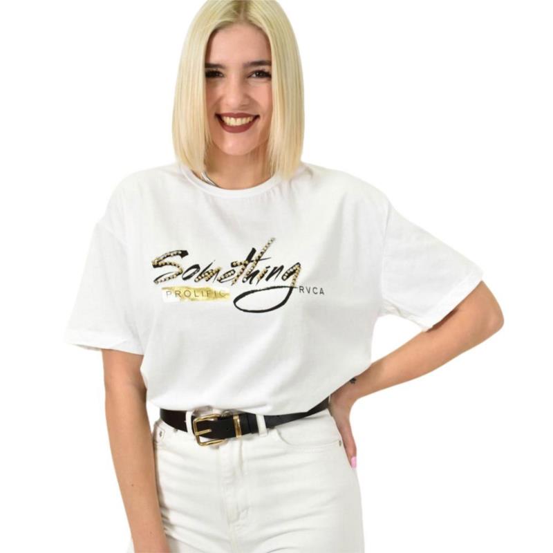 Γυναικείο T-shirt με σχέδιο Λευκό 23135