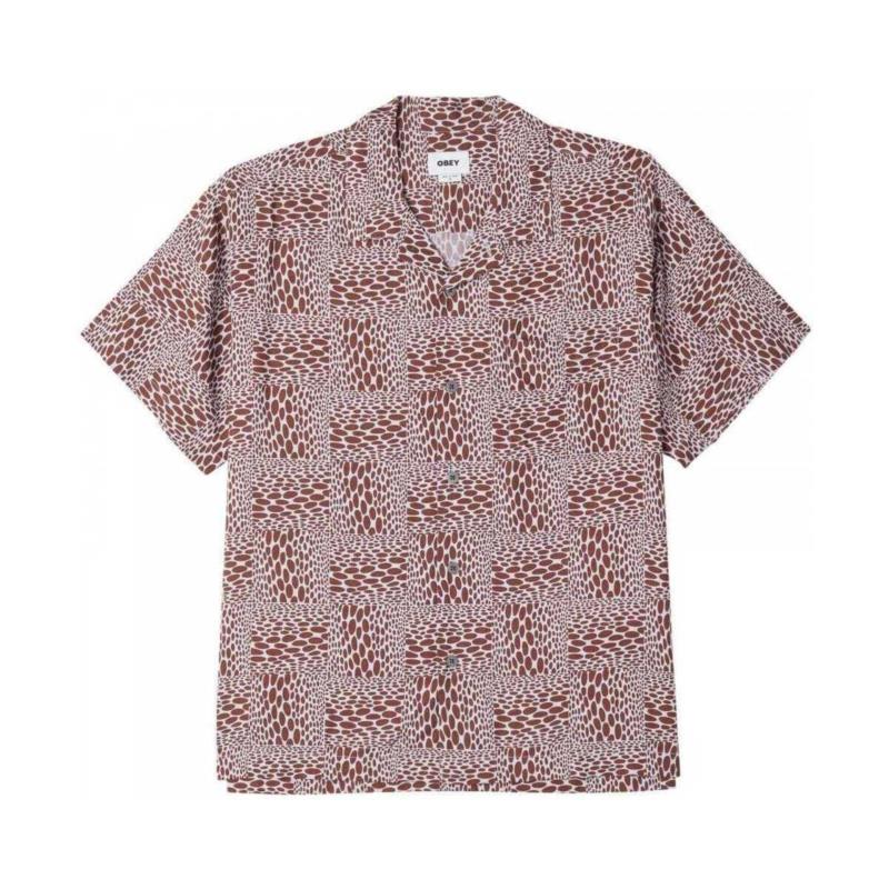 Πουκάμισο με μακριά μανίκια Obey Hobart woven