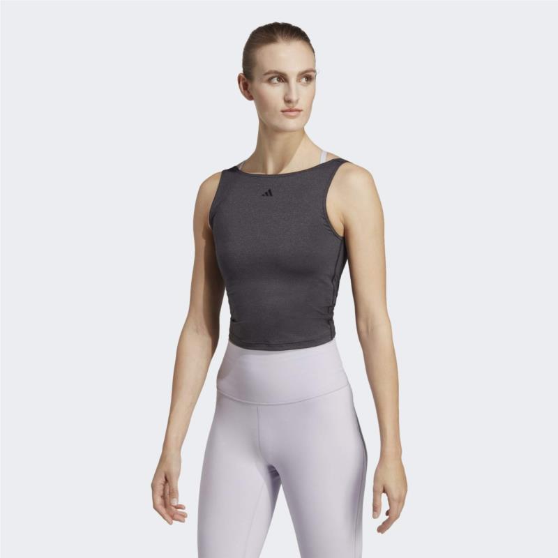 adidas Yoga Studio Crop Γυναικείο Αμάνικo T-shirt (9000141241_44884)