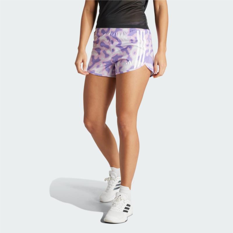 adidas Own The Run 3-Stripes Allover Print Shorts (9000181823_76838)