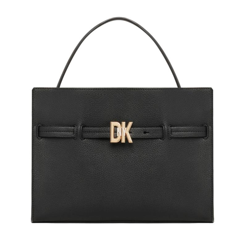 Γυναικεία Δερμάτινη Τσάντα Ώμου DKNY Buswick Shoulder Bag R413KB93 BGD Μαύρη