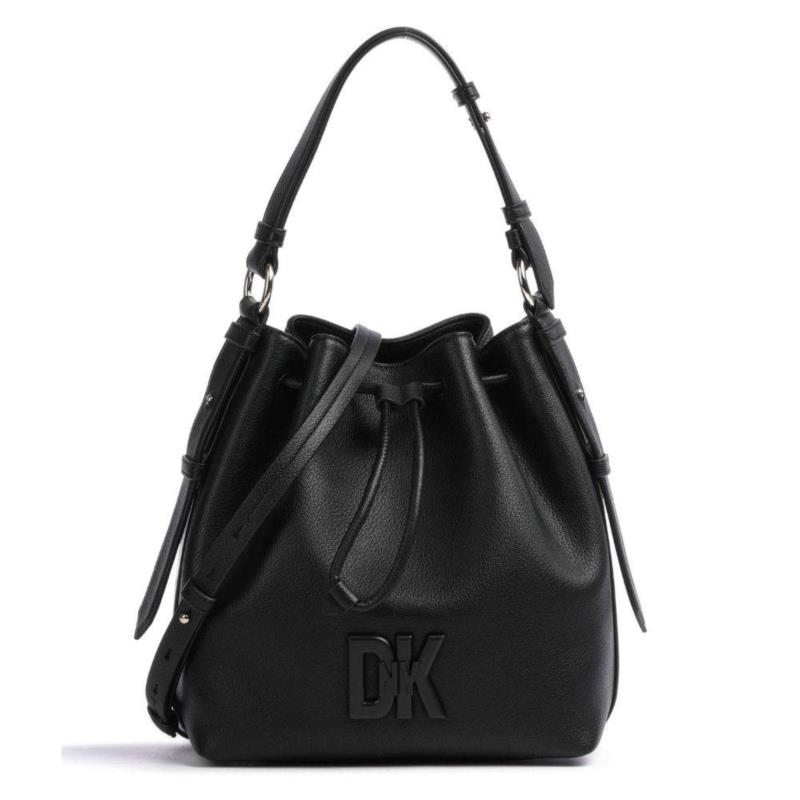 Γυναικεία Τσάντα Ώμου DKNY Seventh Avenue Bucket R41JKC55 BBL Μαύρη