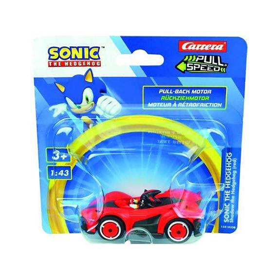 Carrera Αυτοκινητάκι Sonic The Hedgehog Shadow Red Speed Pull-Back 1:43 - 15818328