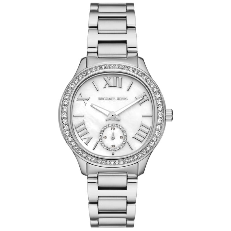 MICHAEL KORS Sage Crystals - MK4807, Silver case with Stainless Steel Bracelet