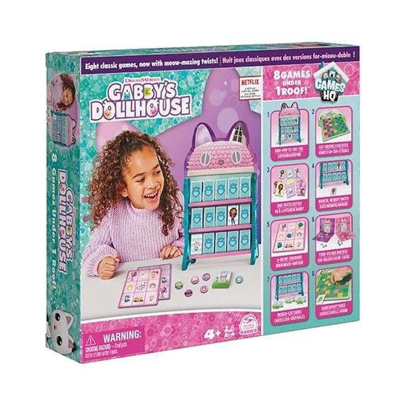 Spin Master Επιτραπέζιο Gabby's Dollhouse 8 Παιχνίδια Με Την Γκάμπι - 6065857
