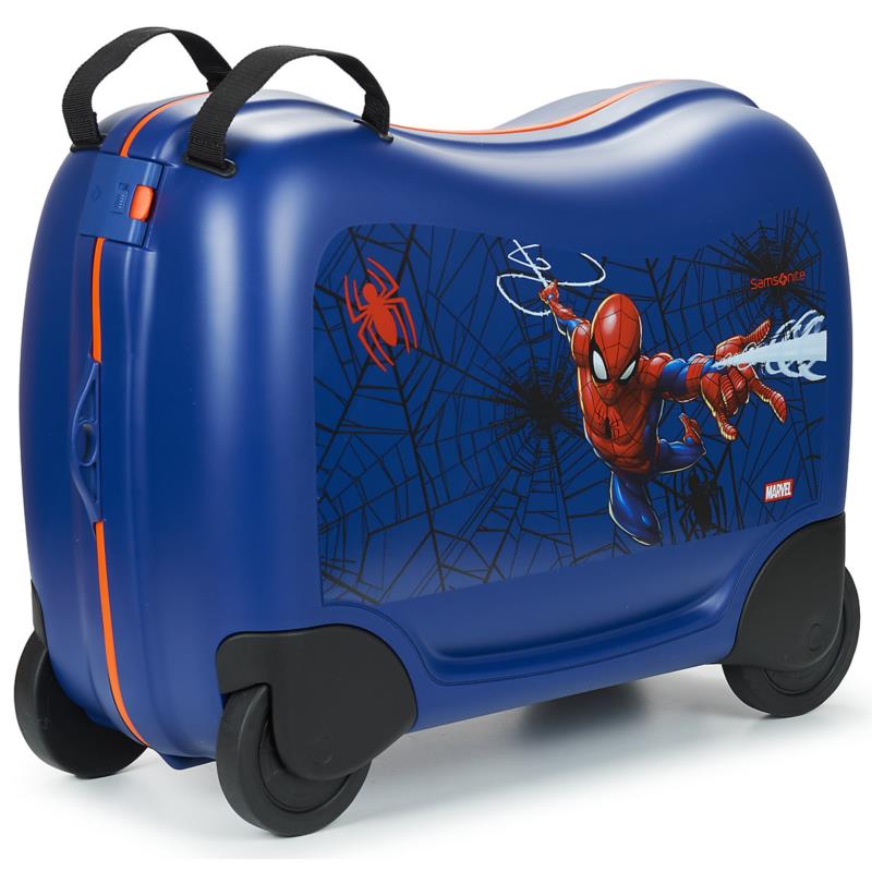 Βαλίτσα με σκληρό κάλυμμα Sammies RIDE-ON SUITCASE MARVEL SPIDERMAN WEB