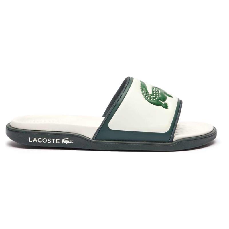 Ανδρικές Παντόφλες Lacoste Slides Dual 1241Cma 47CMA00141Y5 Λευκό/Πράσινο