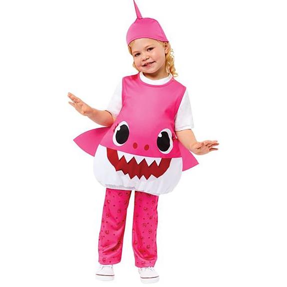 Fun Fashion Αποκριατικη Παιδικη Στολη Baby Shark Pink Mummy Για 4 Ετών - 9913329