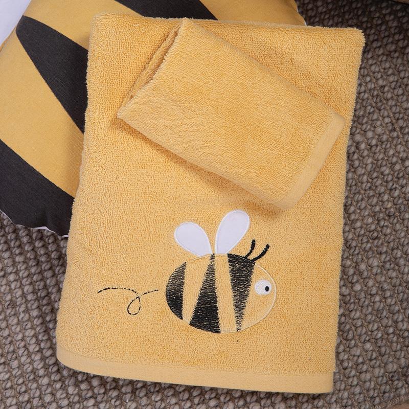 Παιδικές Πετσέτες (Σετ 2 Τμχ) Nef Nef Bee Yellow