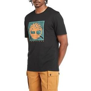 T-SHIRT TIMBERLAND FRONT GRAPHIC TB0A5UDB ΜΑΥΡΟ