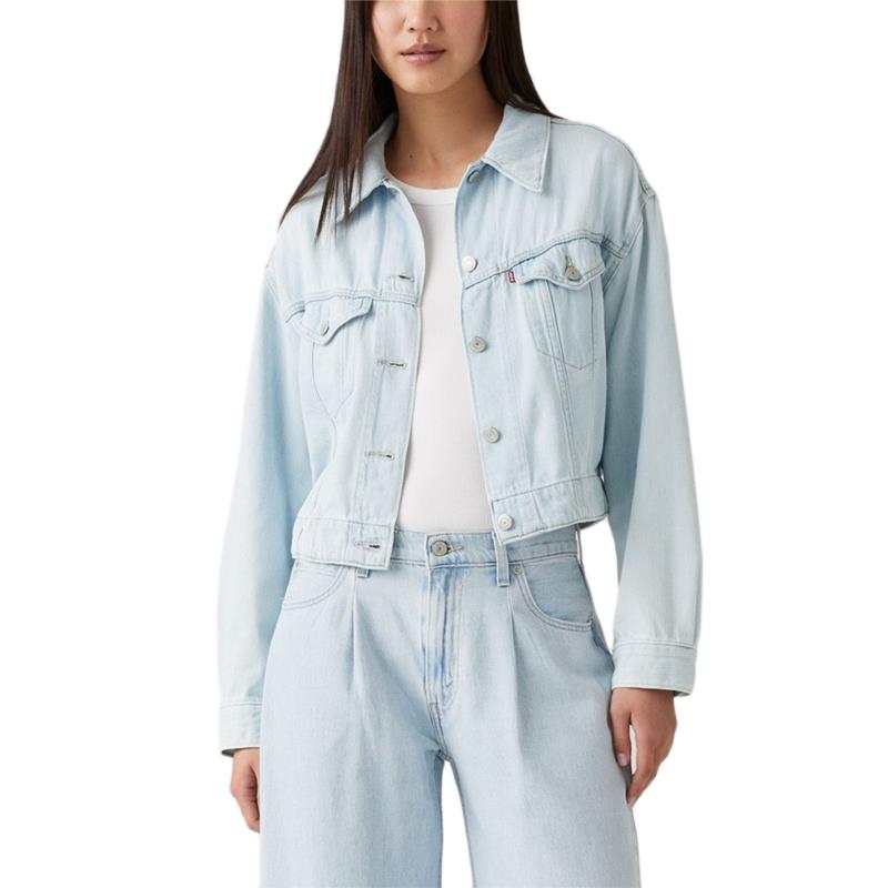 DENIM FEATHERWEIGHT CROP RELAXED FIT JACKET WOMEN LEVI'S