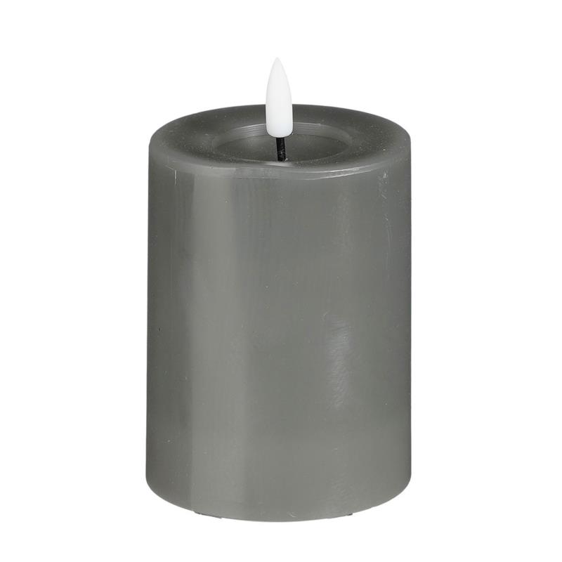 Διακοσμητικό Φωτιστικό Κερί Led (Φ7.5x10) Edelman Mica Grey 1134712