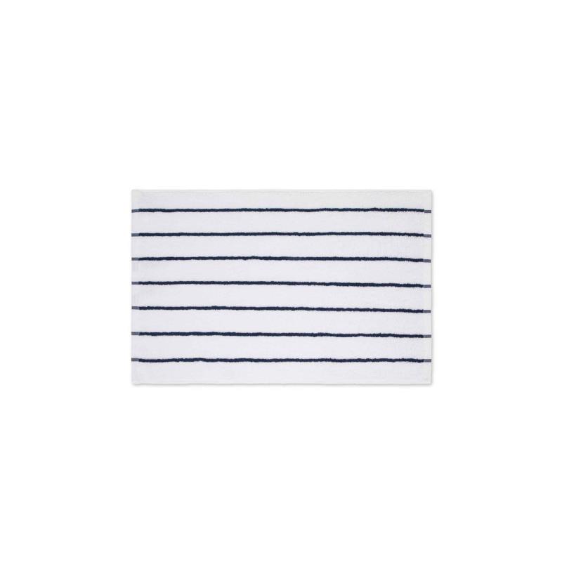 Coincasa πετσέτα χεριών με ριγέ σχέδιο 60 x 40 cm - 007404998 Μπλε Σκούρο