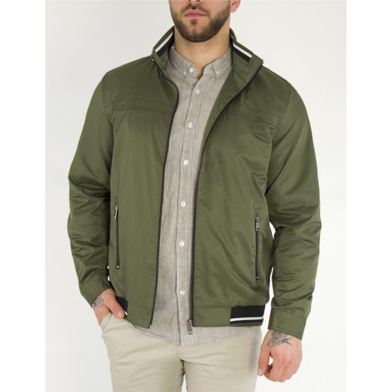 Ανδρικό χακί Jacket με γιακά WS10160S