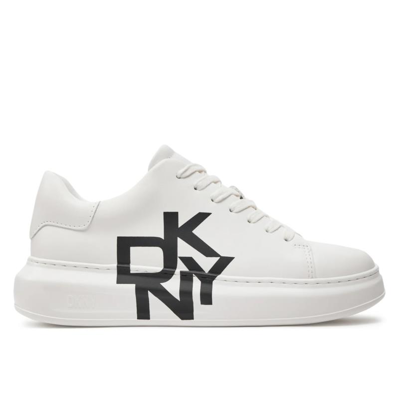 Γυναικεία Δερμάτινα Sneakers DKNY Keira K1408368 9171 Λευκά