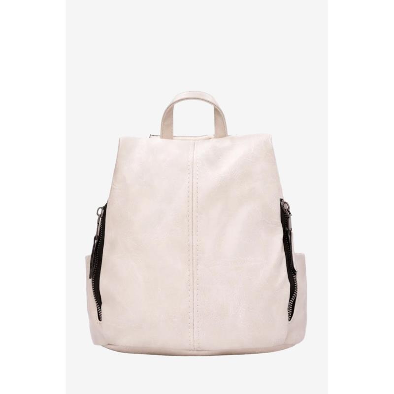 Backpack Μονόχρωμη 022440 ΜΠΕΖ