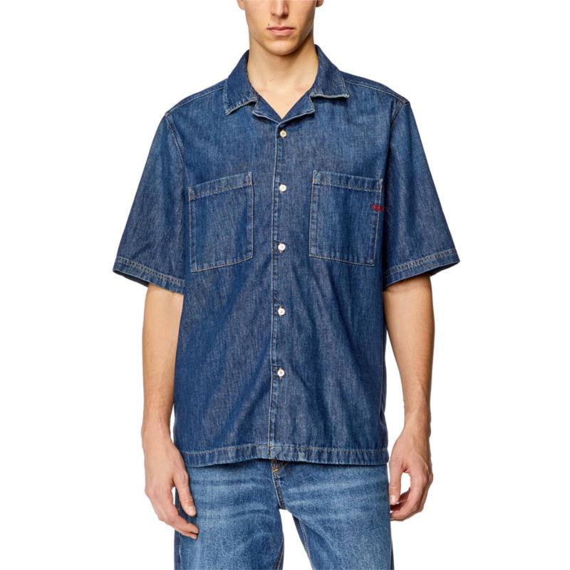 D-PAROSHORT DENIM SHIRT MEN DIESEL