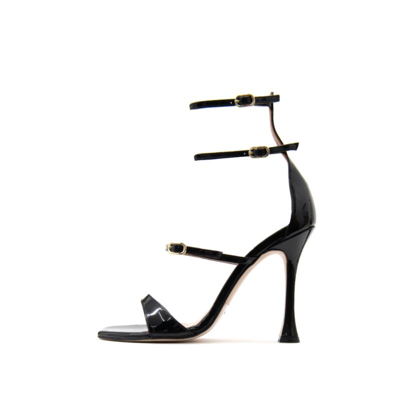 PATENT LEATHER MARY JANE HIGH HEEL SANDALS WOMEN MOURTZI