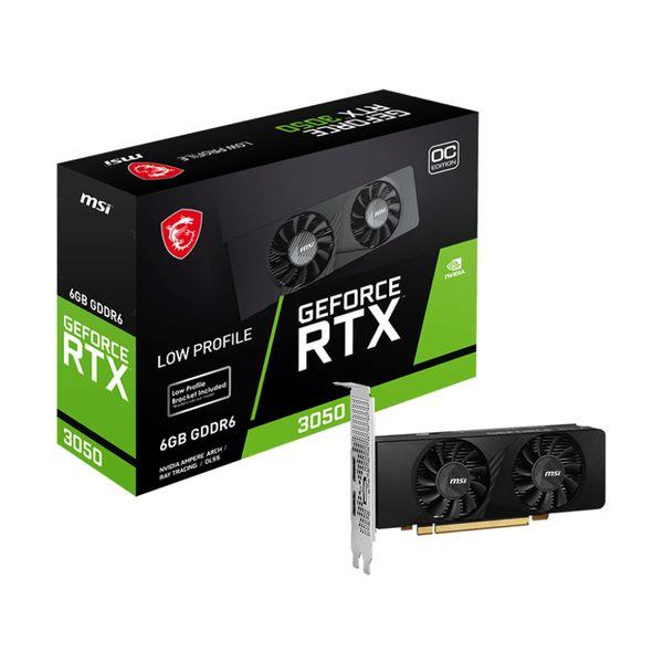 MSI GeForce RTX 3050 6GB LP OC Κάρτα Γραφικών