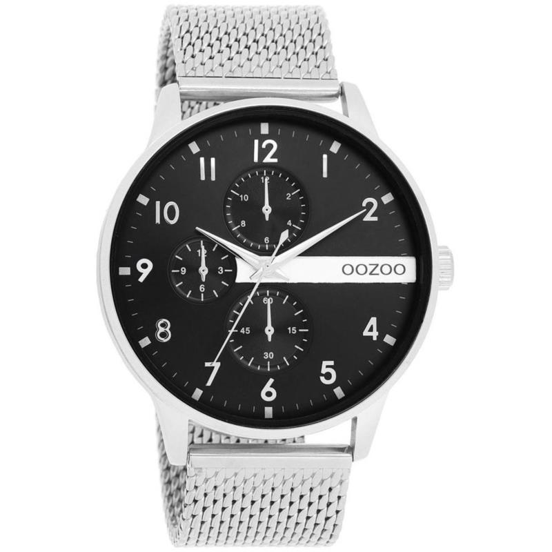OOZOO Timepieces - C11301, Silver case with Stainless Steel Bracelet