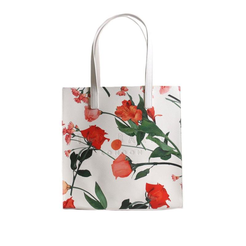 Γυναικεία Τσάντα Ώμου Ted Baker Floral Icon 275034 Λευκή