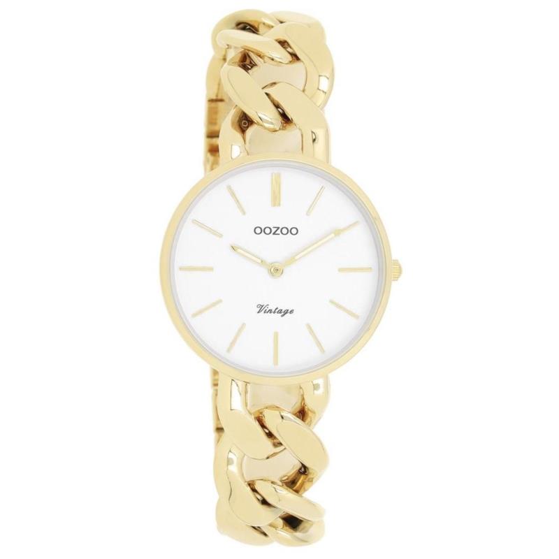 OOZOO Vintage - C20357, Gold case with Stainless Steel Bracelet