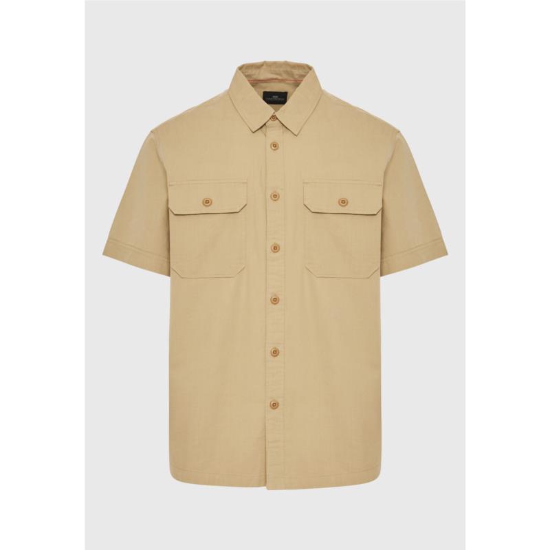 Overshirt lyocell blend πουκάμισο με τσέπες