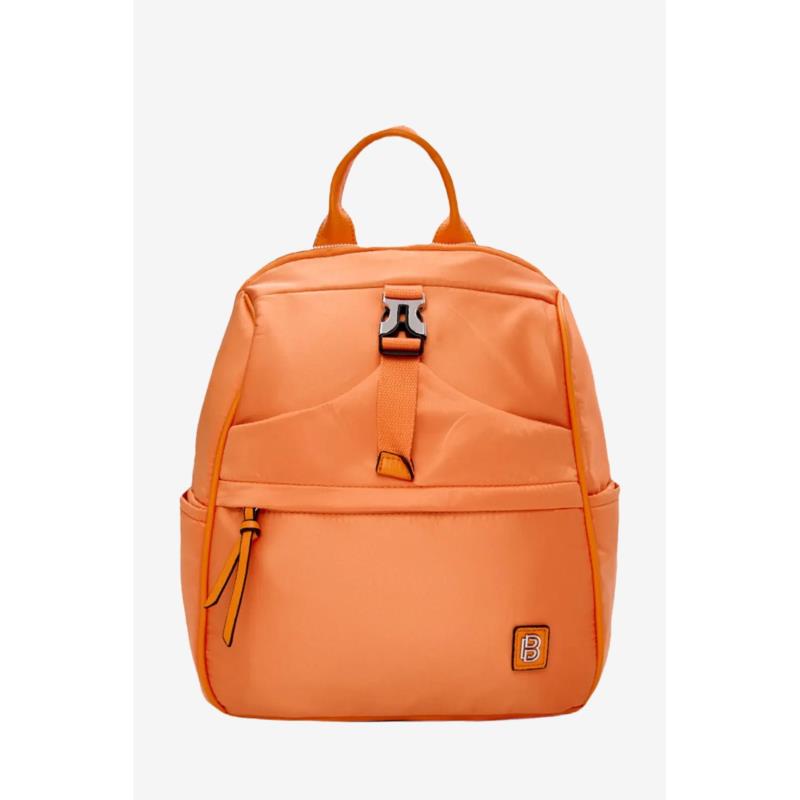 Backpack Μονόχρωμο με Kλιπς 022486 ΠΟΡΤΟΚΑΛΙ