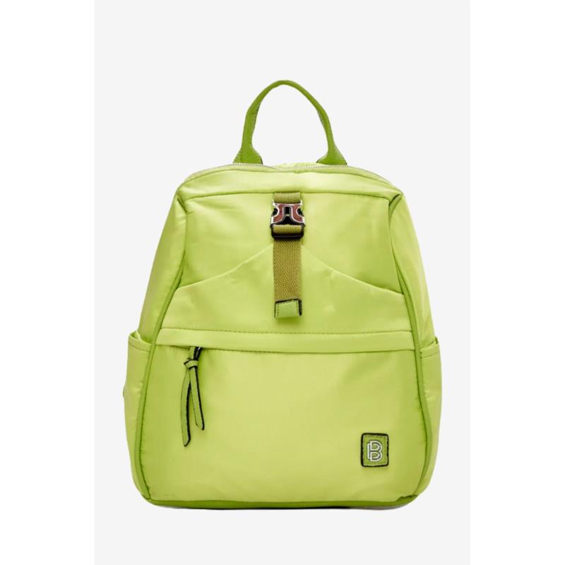 Backpack Μονόχρωμο με Kλιπς 022486 ΛΑΧΑΝΙ