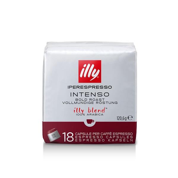 Κάψουλες espresso Intenso για μηχανή Iperespresso Illy (18 τεμ) -0,70€