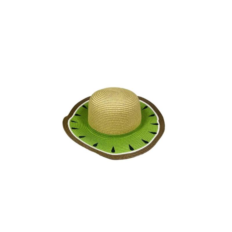 Γυναικείο ψάθινο καπέλο - Green Lime (Lime)
