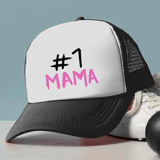 #1 Μαμά - Καπέλο Μαύρο