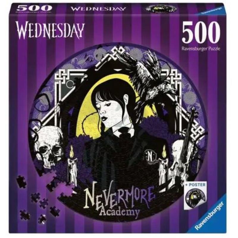 Παζλ 500 Wednesday-Nevermore (17573)