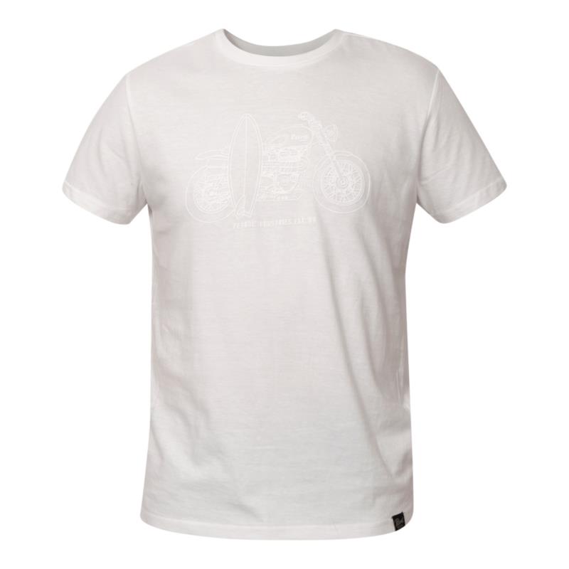 Petrol Industries T-SHIRT BIKE SS Λευκό