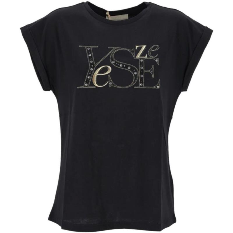T-shirt με κοντά μανίκια Yes Zee T239-LU01
