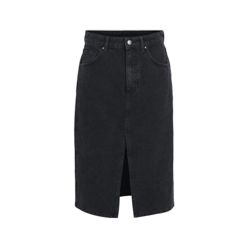Κοντές Φούστες Object Noos Harlow Midi Skirt - Black