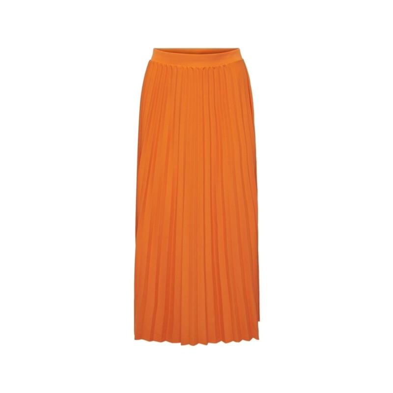 Κοντές Φούστες Only Melisa Plisse Skirt - Orange Peel