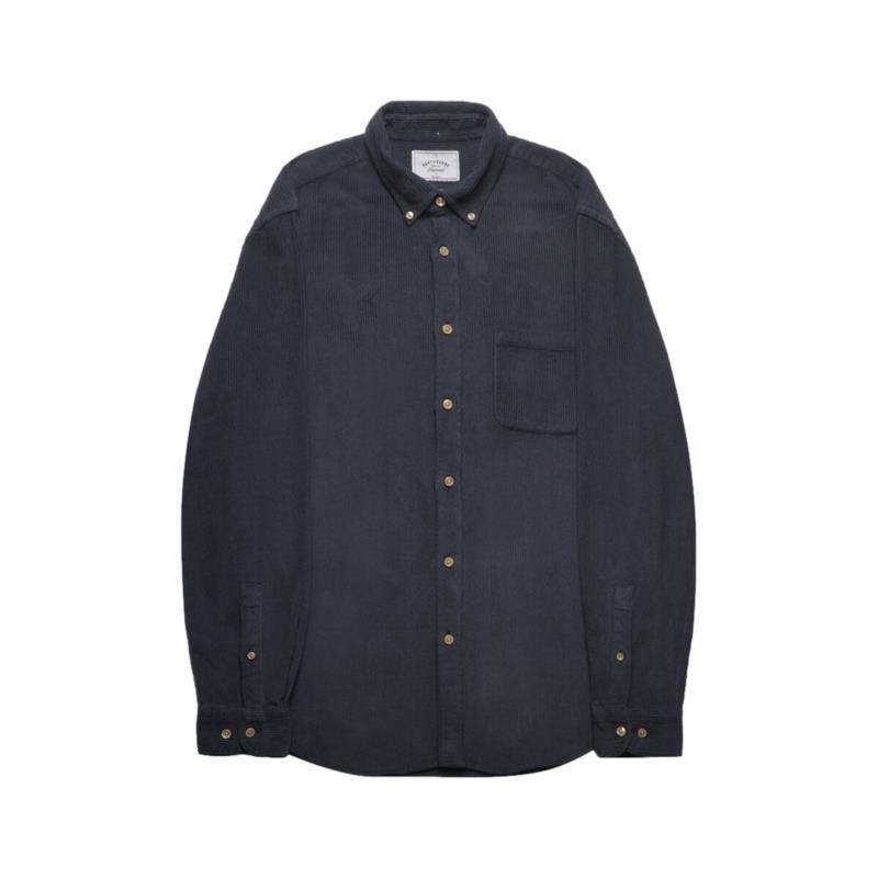 Πουκάμισο με μακριά μανίκια Portuguese Flannel Lobo Shirt - Navy