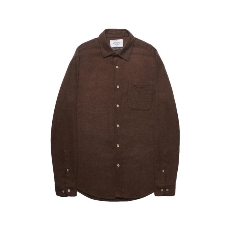 Πουκάμισο με μακριά μανίκια Portuguese Flannel Teca Shirt - Brown