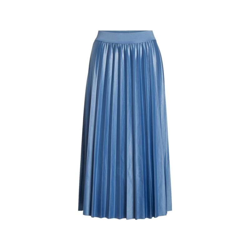 Κοντές Φούστες Vila Noos Skirt Nitban - Federal Blue