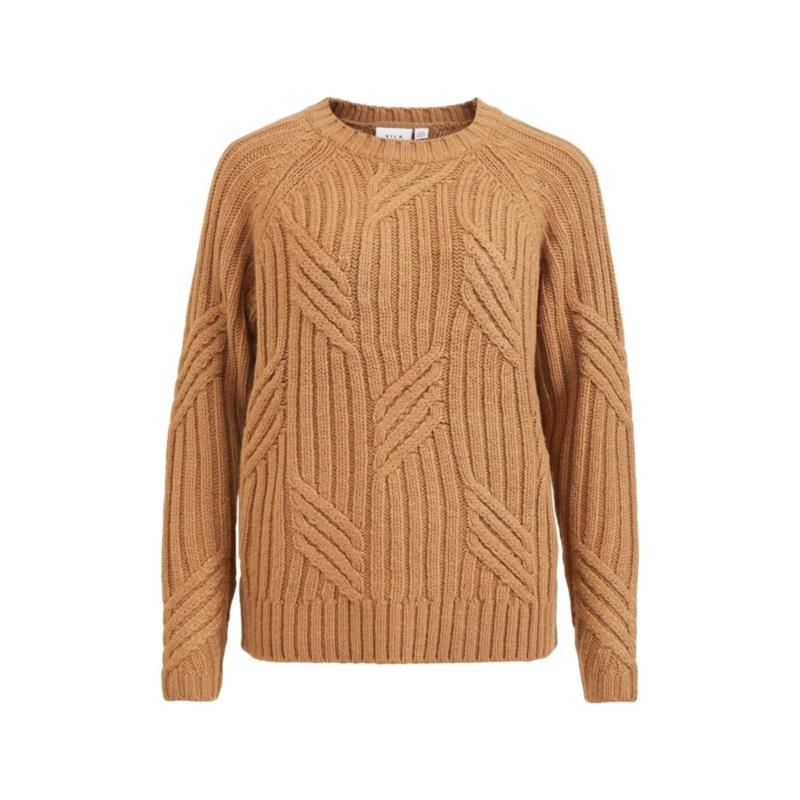 Πουλόβερ Vila Knit Malina L/S - Toasted Coconut
