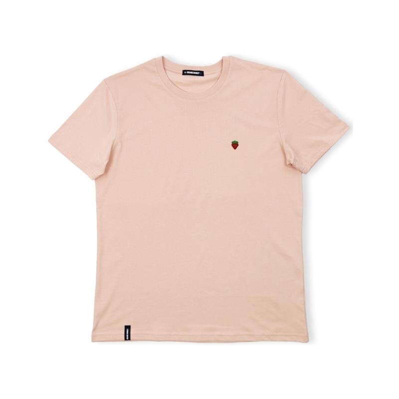 T-shirts & Polos Organic Monkey Strawberry T-Shirt - Salmon