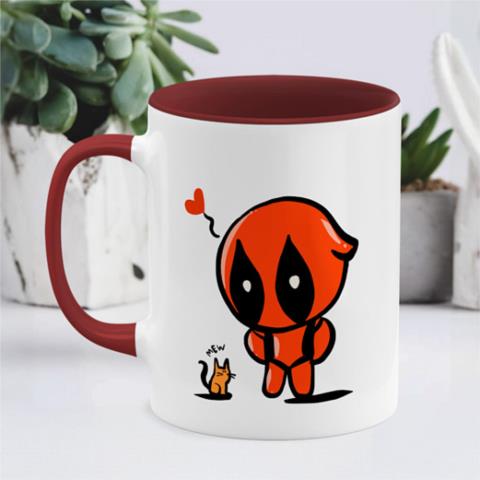 Mew deadpool - Κούπα Deadpool Marron Απλή