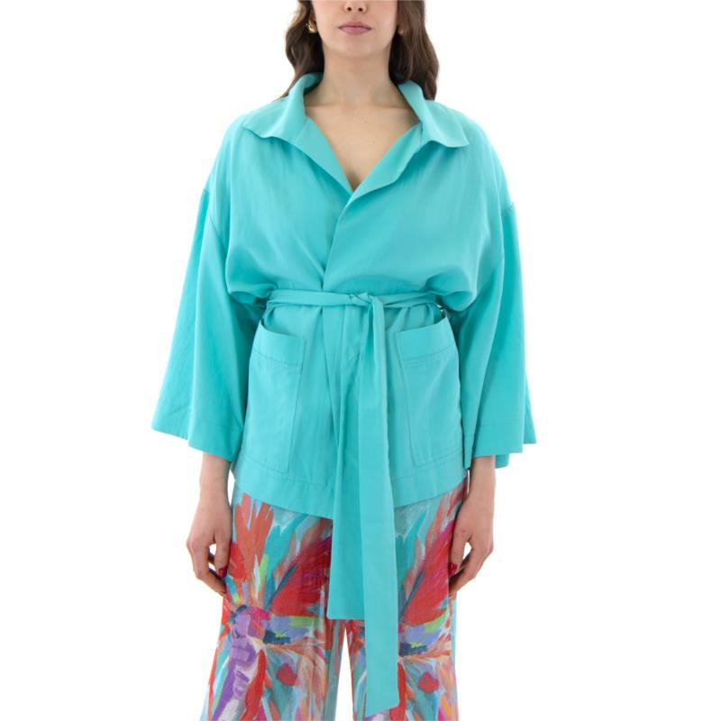 BELTED KIMONO WOMEN MOUTAKI