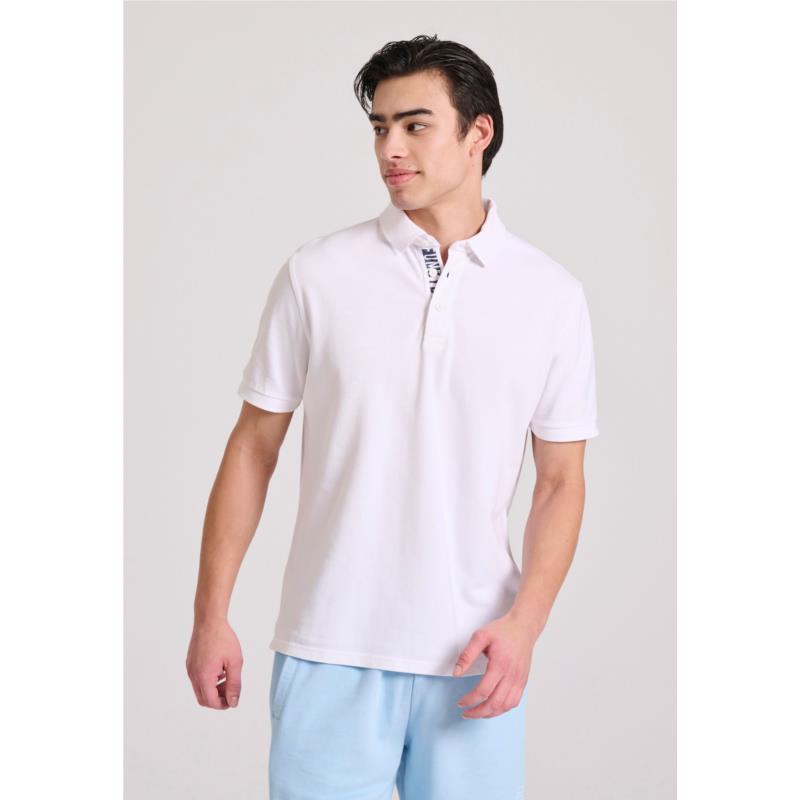 Polo μπλούζα με branded τύπωμα στην εσωτερική πατιλέτα