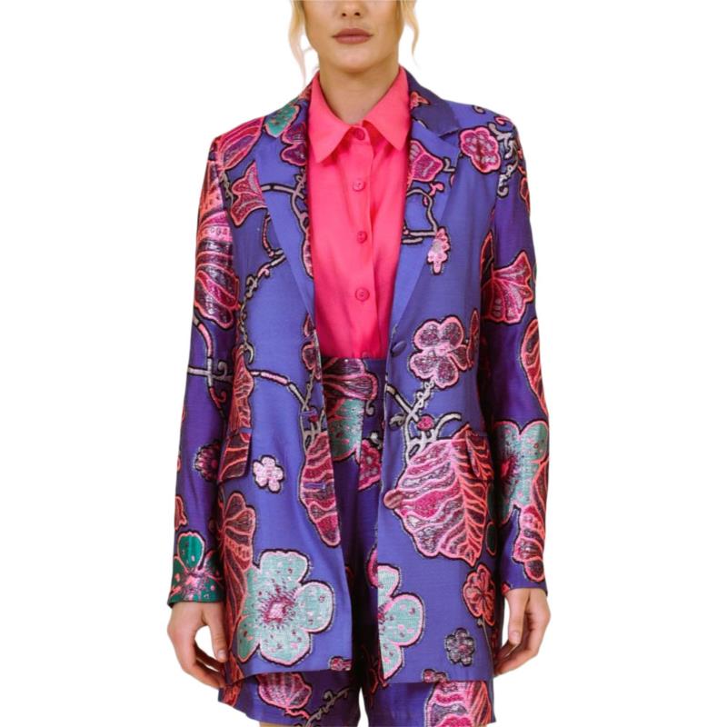 FLORAL EMBROIDERED BLAZER WOMEN DOLCE DOMENICA