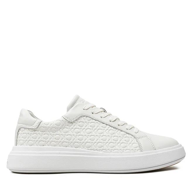 Ανδρικά Δερμάτινα Sneakers Calvin Klein HM0HM01498 0LB Λευκά