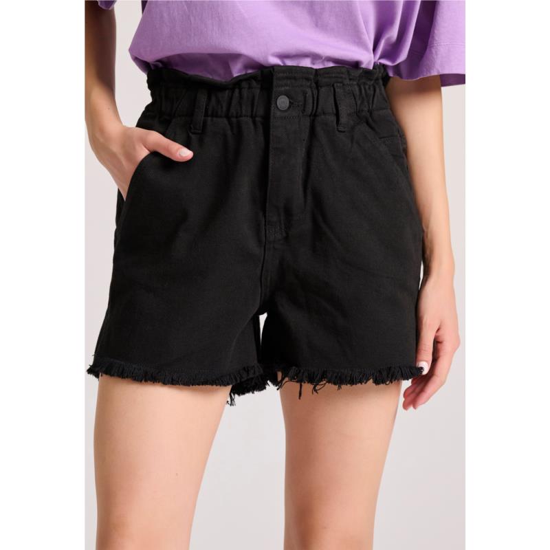 Baggy garment dyed τζιν σορτς με φθορές